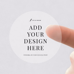 Translucent Sticker Printing 1.5" Product Label