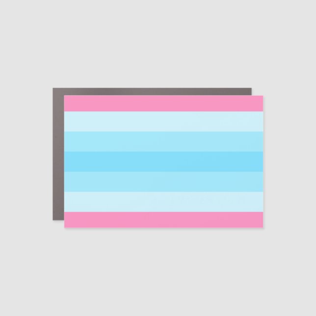 Transmasculine Pride Car Magnet (Front)