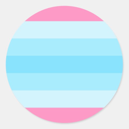 Transmasculine Pride Flag Classic Round Sticker