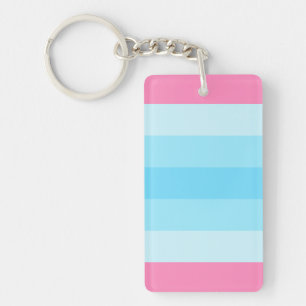 Transmasculine Pride Flag Keychain