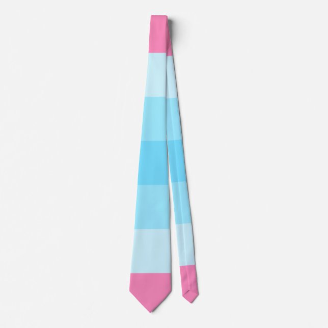 Transmasculine Pride Flag  Neck Tie (Front)