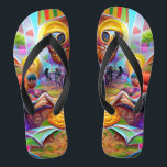Transmigration of Souls Custom Created Flip Flops<br><div class="desc">Here are some custom flip flops with your own image or you can use mine either way you will be styling on the beach this summer. Make sure to bookmark this page to come back to it in the future. If you like/love our designs make sure to like or share...</div>