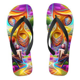 Transmigration of Souls Custom Created Flip Flops