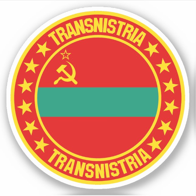 Transnistria Sticker (Front)