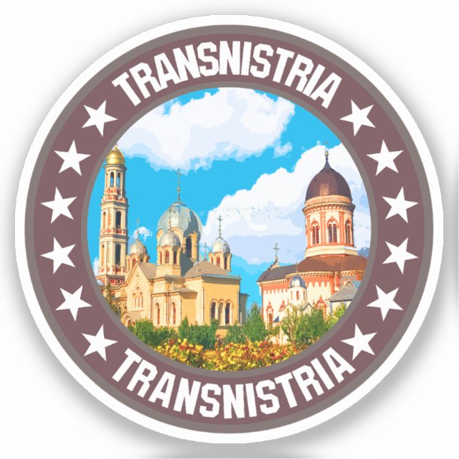 Transnistria                                       sticker (Front)