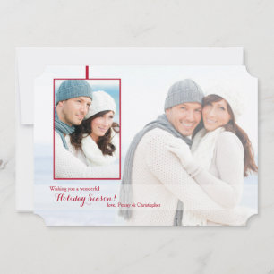 Transparency Holiday Photo Card