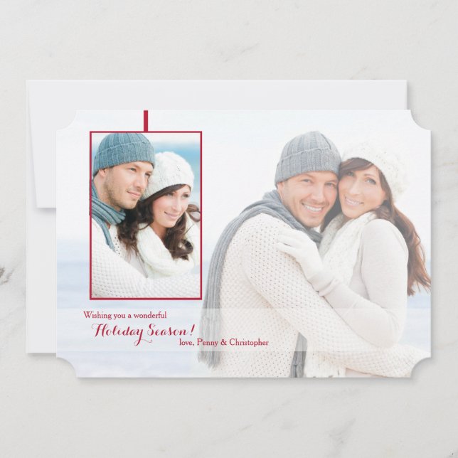Transparency Holiday Photo Card (Front)