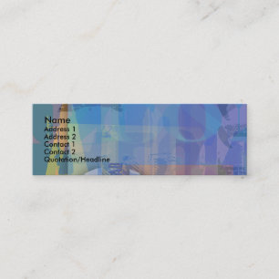 Transparency Pastel Colors Business Card