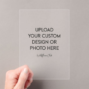 Transparent Acrylic Invitations