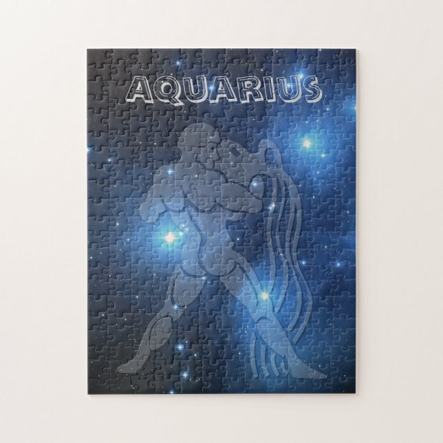 Transparent Aquarius Jigsaw Puzzle (Vertical)