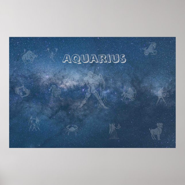 Transparent Aquarius Poster (Front)