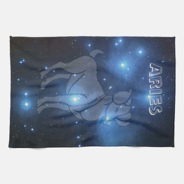 Transparent Aries Kitchen Towel (Horizontal)