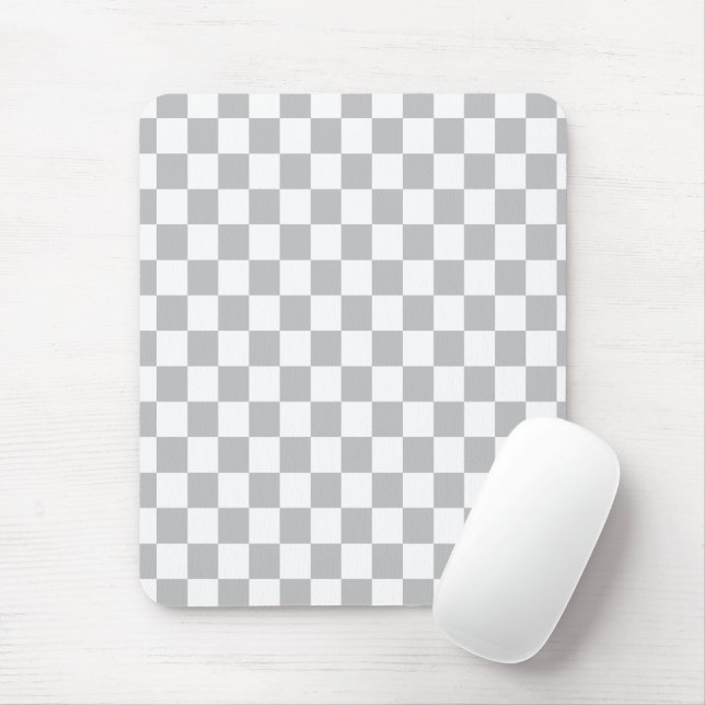 Transparent Background Mousepad, checker. Inspired Mouse Pad (With Mouse)