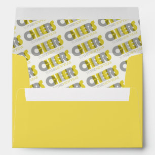 Transparent Bold Cheers To The New Year Holiday Envelope