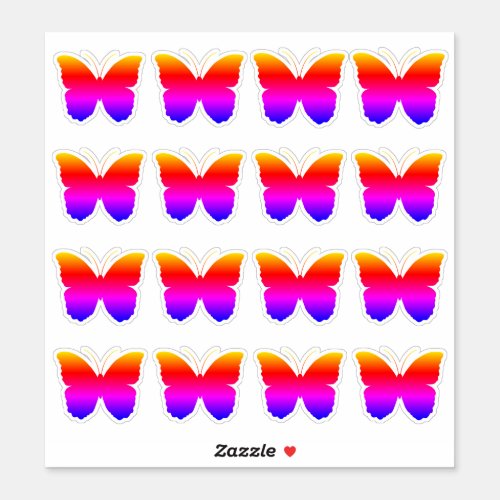 Transparent Butterfly Stickers
