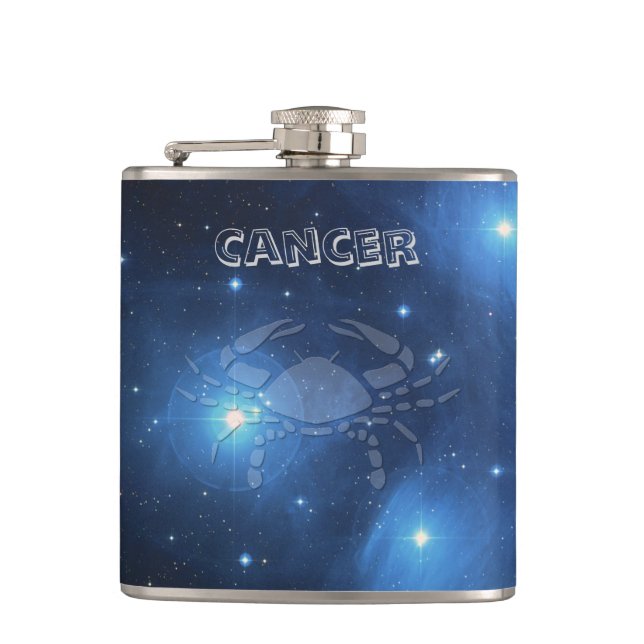 Transparent Cancer Flask (Front)