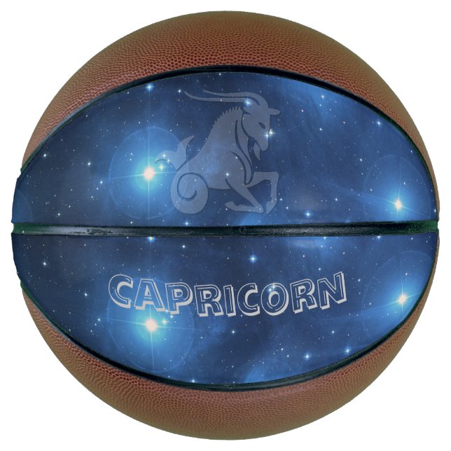 Transparent Capricorn Basketball (Front)