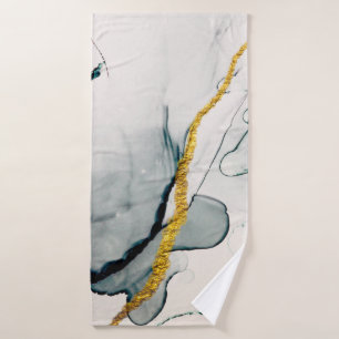 Transparent creativity. Abstract artwork. Trendy w Bath Towel