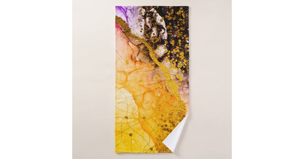 Transparent creativity. Abstract clouds -ART. Mast Bath Towel | Zazzle