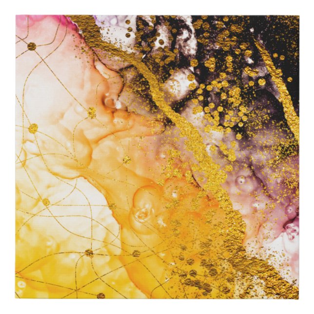 Transparent creativity. Abstract clouds -ART. Mast Faux Canvas Print (Front)