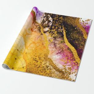 Transparent creativity. Abstract clouds -ART. Mast Wrapping Paper
