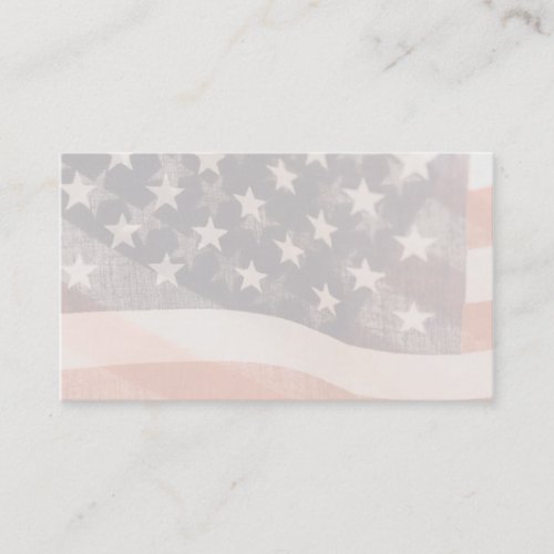 transparent flags business card