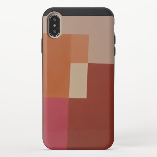 Transparent geometric uncommon iPhone case (Back)