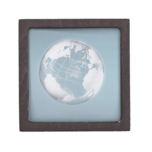 Transparent Globe 3 Jewelry Box