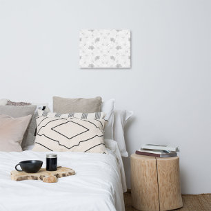 Transparent Grid Overlay – Editable PNG Texture Canvas Print