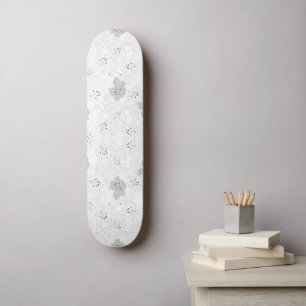 Transparent Grid Overlay – Editable PNG Texture Skateboard