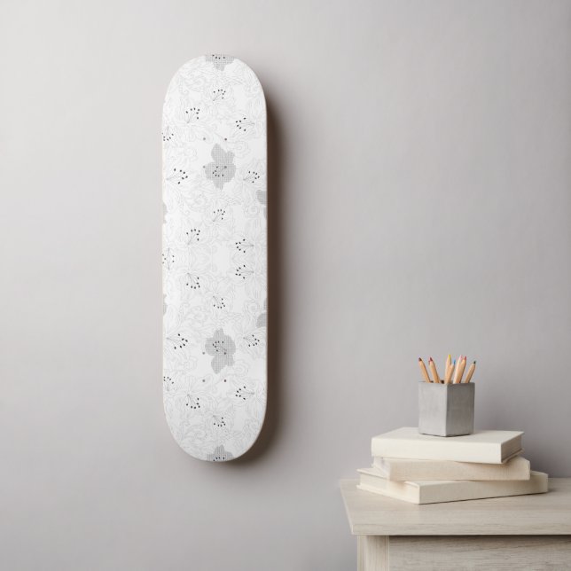 Transparent Grid Overlay – Editable PNG Texture Skateboard (Wall Art)