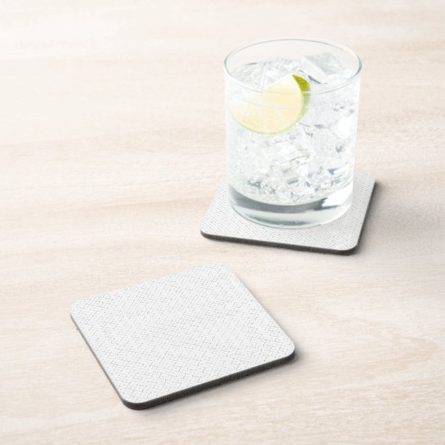 Transparent Grid PNG | Editable Texture Overlay Beverage Coaster (Right Side)