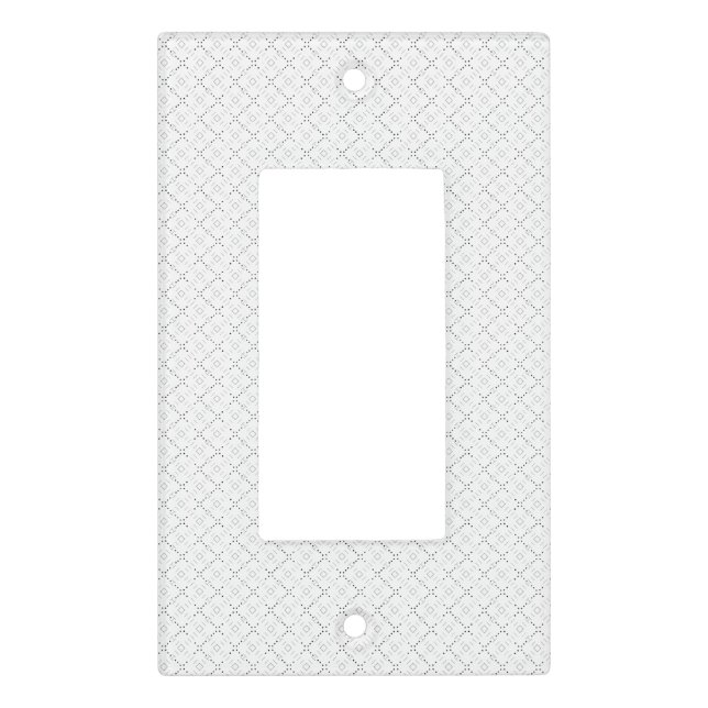 Transparent Grid PNG | Editable Texture Overlay Light Switch Cover (Front)