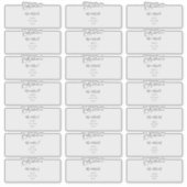 Transparent Guest Address Labels, Stylish Script Sticker | Zazzle