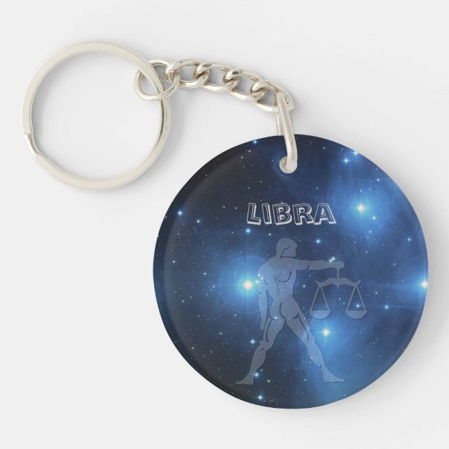 Transparent Libra Keychain (Front)