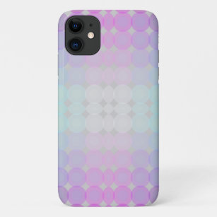 Transparent orbs pink purple blue iPhone 11 case