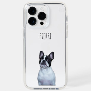 Transparent Pet Photo and Name Clear No Background Speck iPhone 14 Pro Max Case