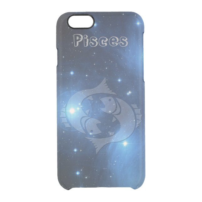 Transparent Pisces Uncommon iPhone Case (Back)