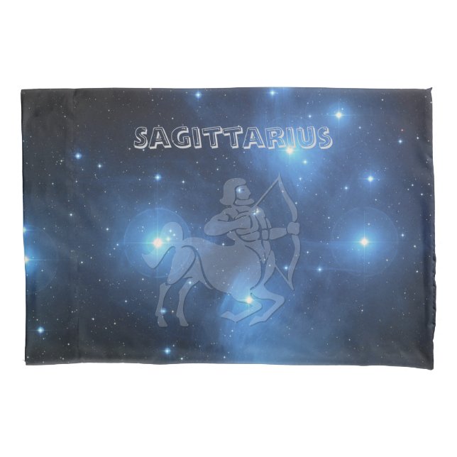 Transparent Sagittarius Pillow Case (Front)