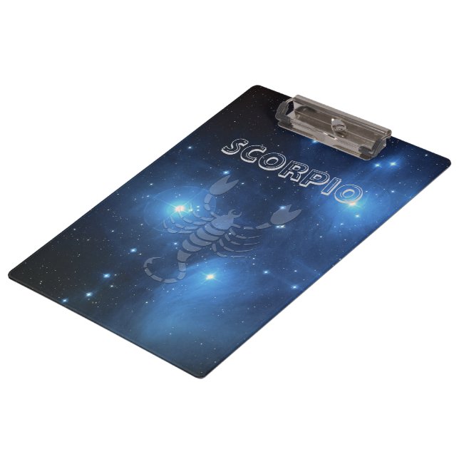Transparent Scorpio Clipboard (Angled)