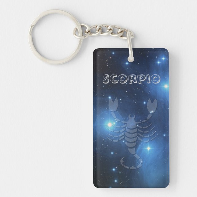 Transparent Scorpio Keychain (Front)