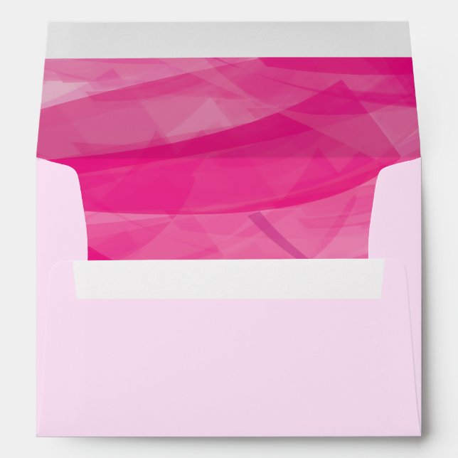 TRANSPARENT STAR Bat Mitzvah Customizable Envelope (Back (Bottom))