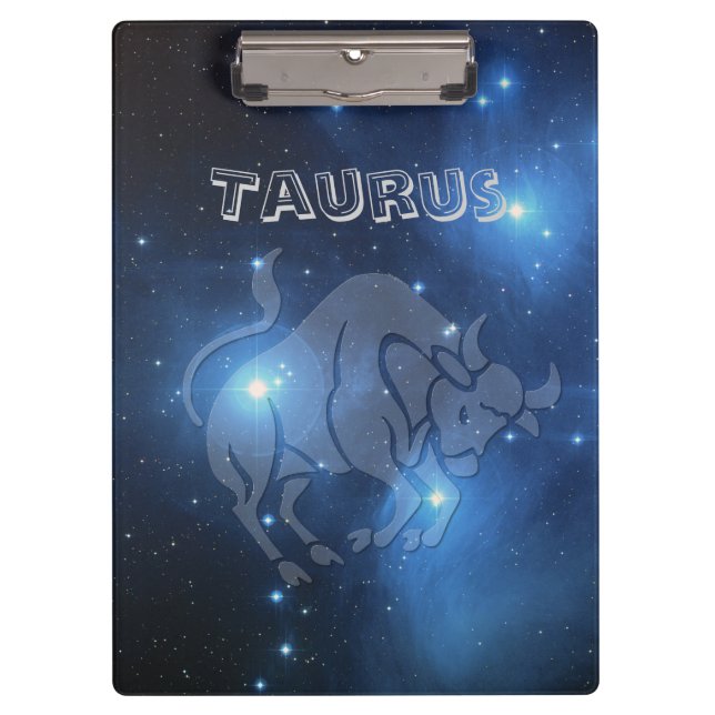 Transparent Taurus Clipboard (Front)
