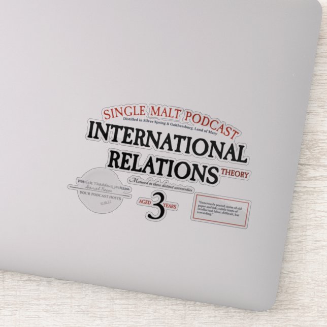 Transparent "White Label" Sticker (Detail)