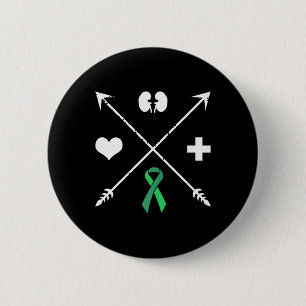 Transplant Awareness Kidney Disease Month  Button