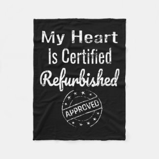 Transplant Cardiac Patient Heart Surgery Fleece Blanket