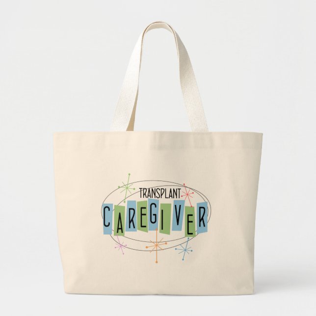 Transplant Caregiver tote bag (Front)