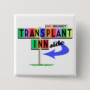 Transplant Inn(side) retro motel sign Button