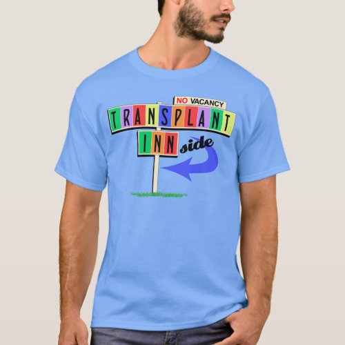 Transplant Innside retro motel sign T_Shirt