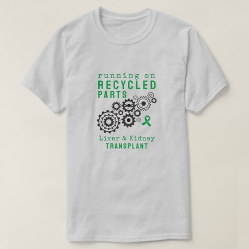Transplant Recycled Parts Custom Steampunk Gears  T_Shirt